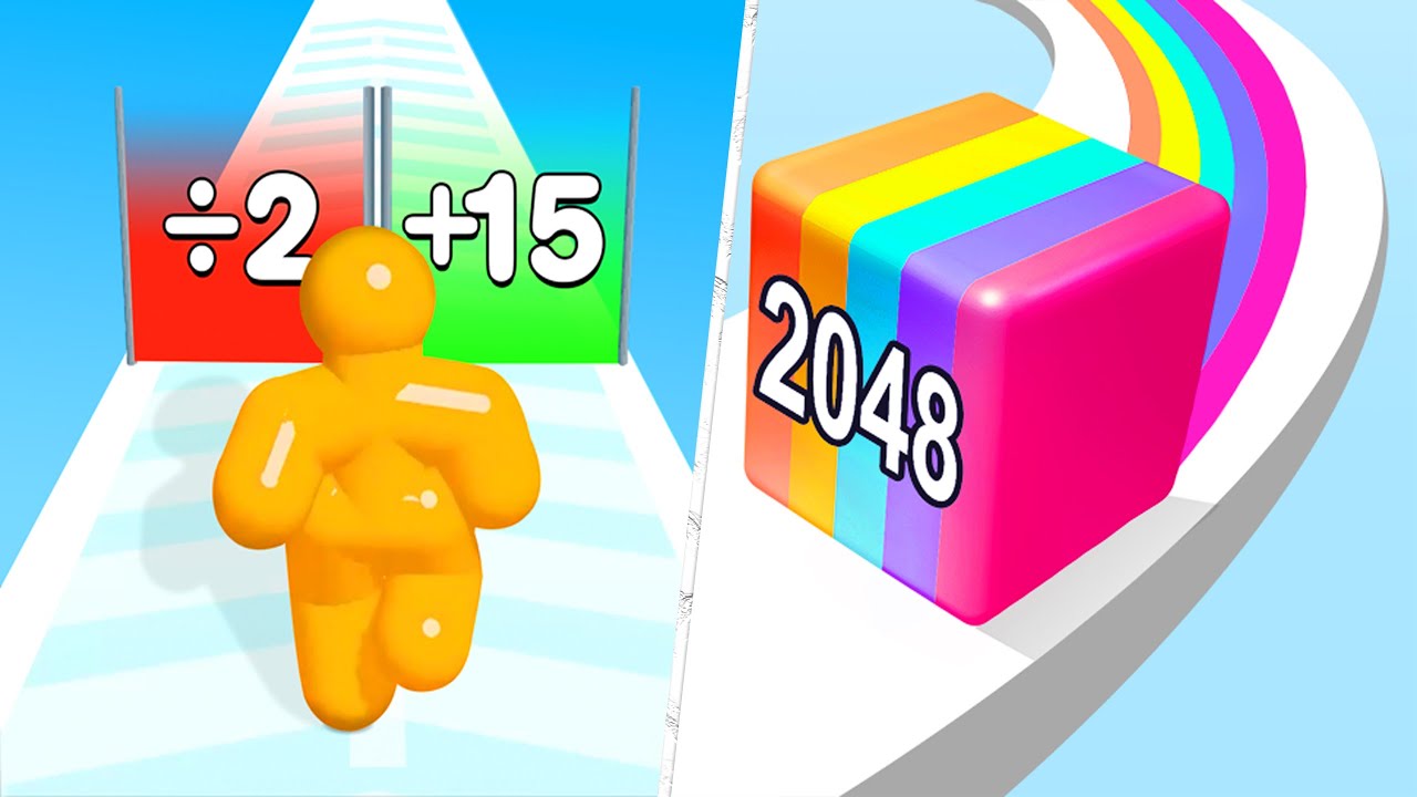 Satisfying Mobile Games 2023 - Tall Man Run, Jelly Run 2048, Number Masters, Layers Roll, A-Z Run...