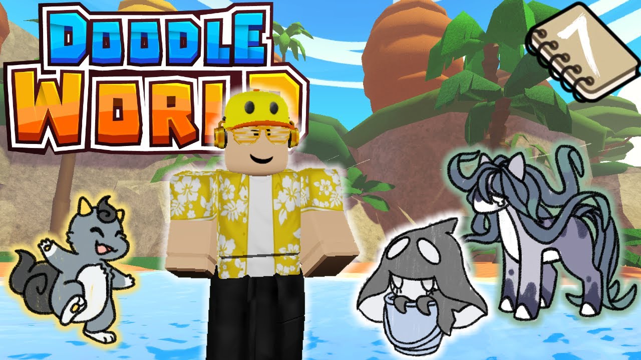 Graphite Sky Temple & Route 5 in Doodle World! || Adventure #7
