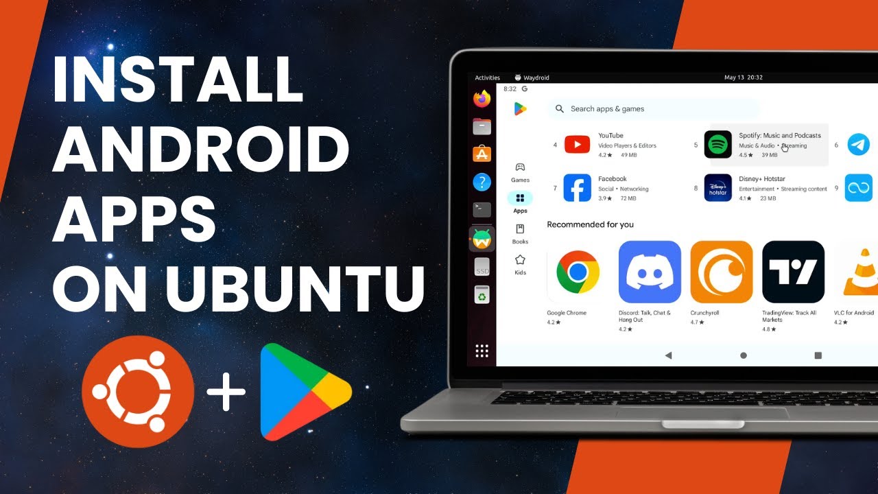 Install Android Apps on Ubuntu/Linux [APK & Google PlayStore]