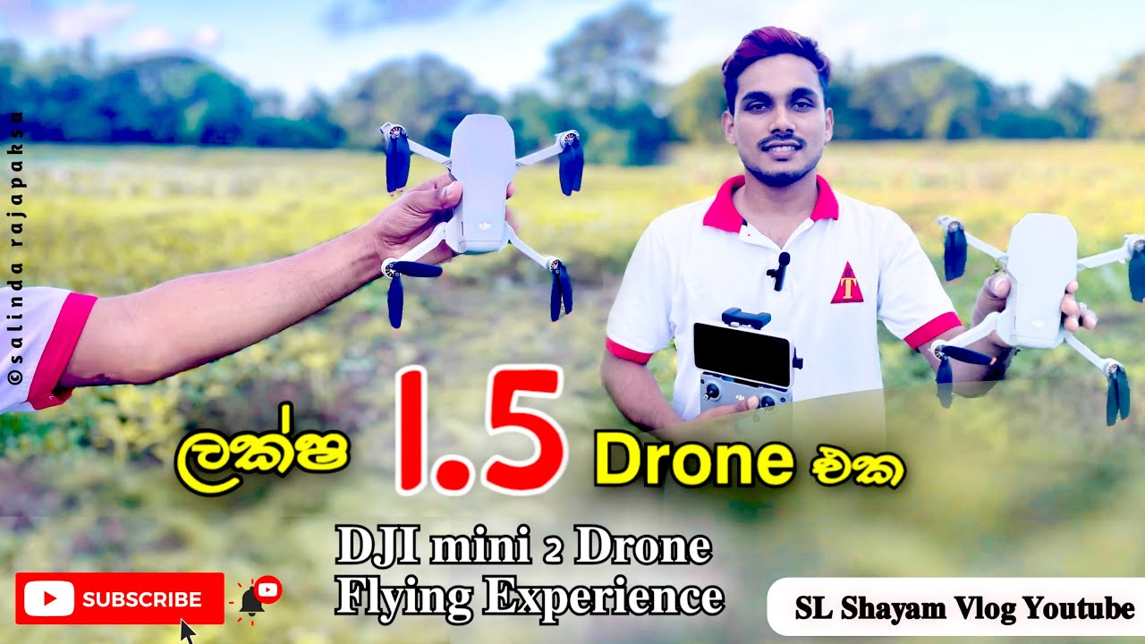 ලක්ශ එක හමාරක Drone එකක් ගෙනාව යාලුවනේ.Dji Mini 2 SE Sinhala