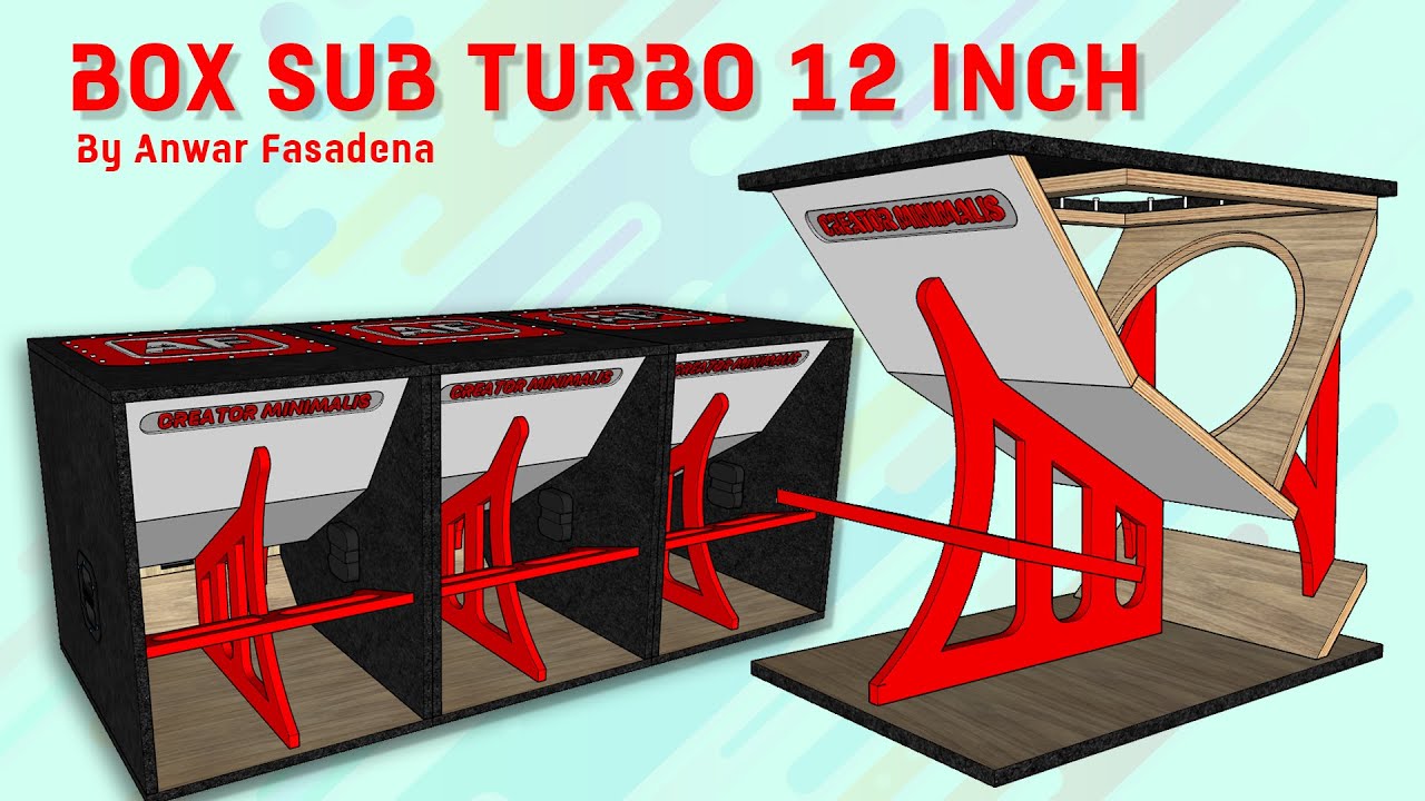 SKEMA BOX SUB TURBO 12 INCH SINGLE [By Anwar Fasadena]