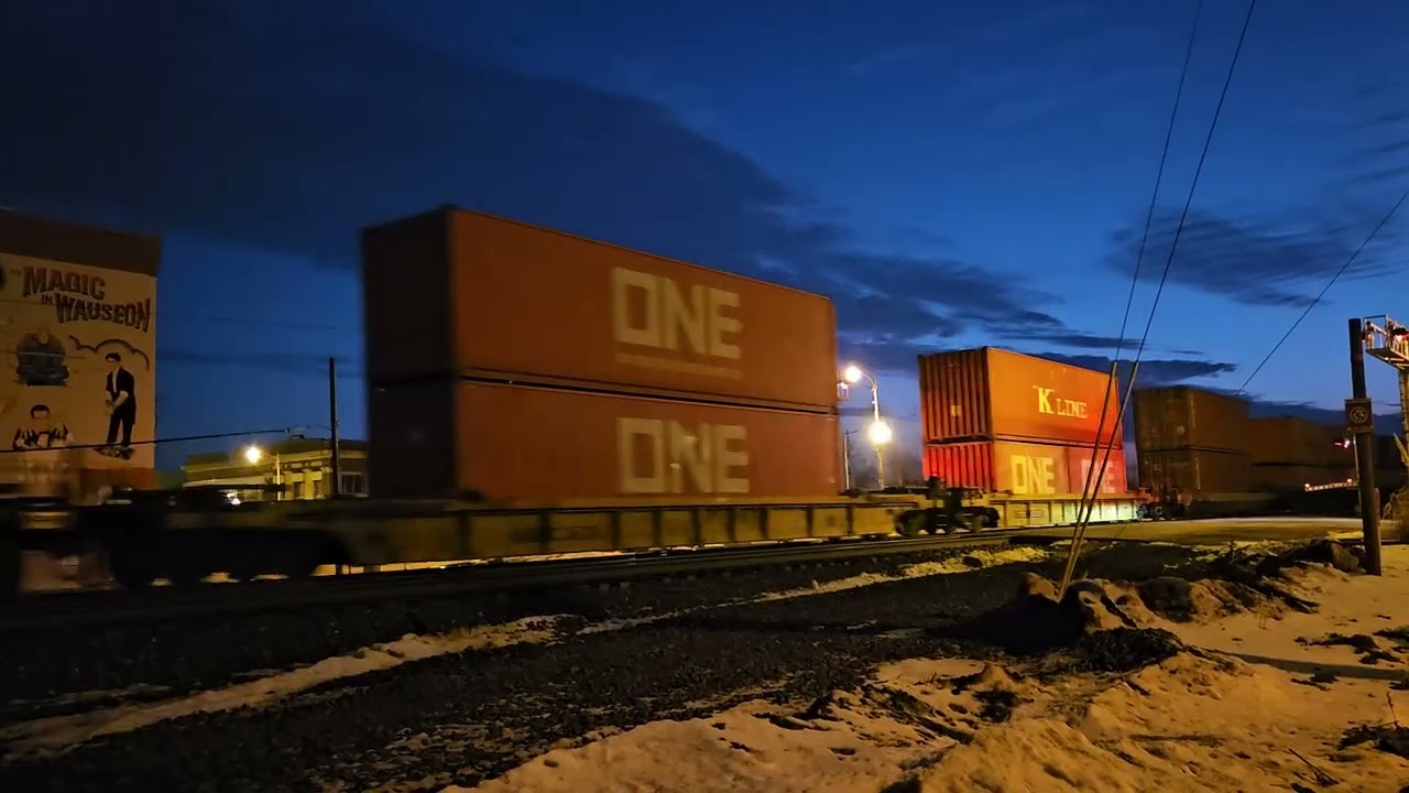 Norfolk Southern intermodal, 02/10/2026 Wauseon, OH 