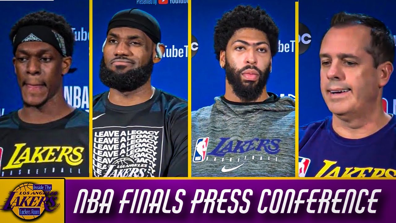 Lakers NBA Finals INTERVIEWS LeBron James, Anthony Davis on playing Pat Riley's Heat