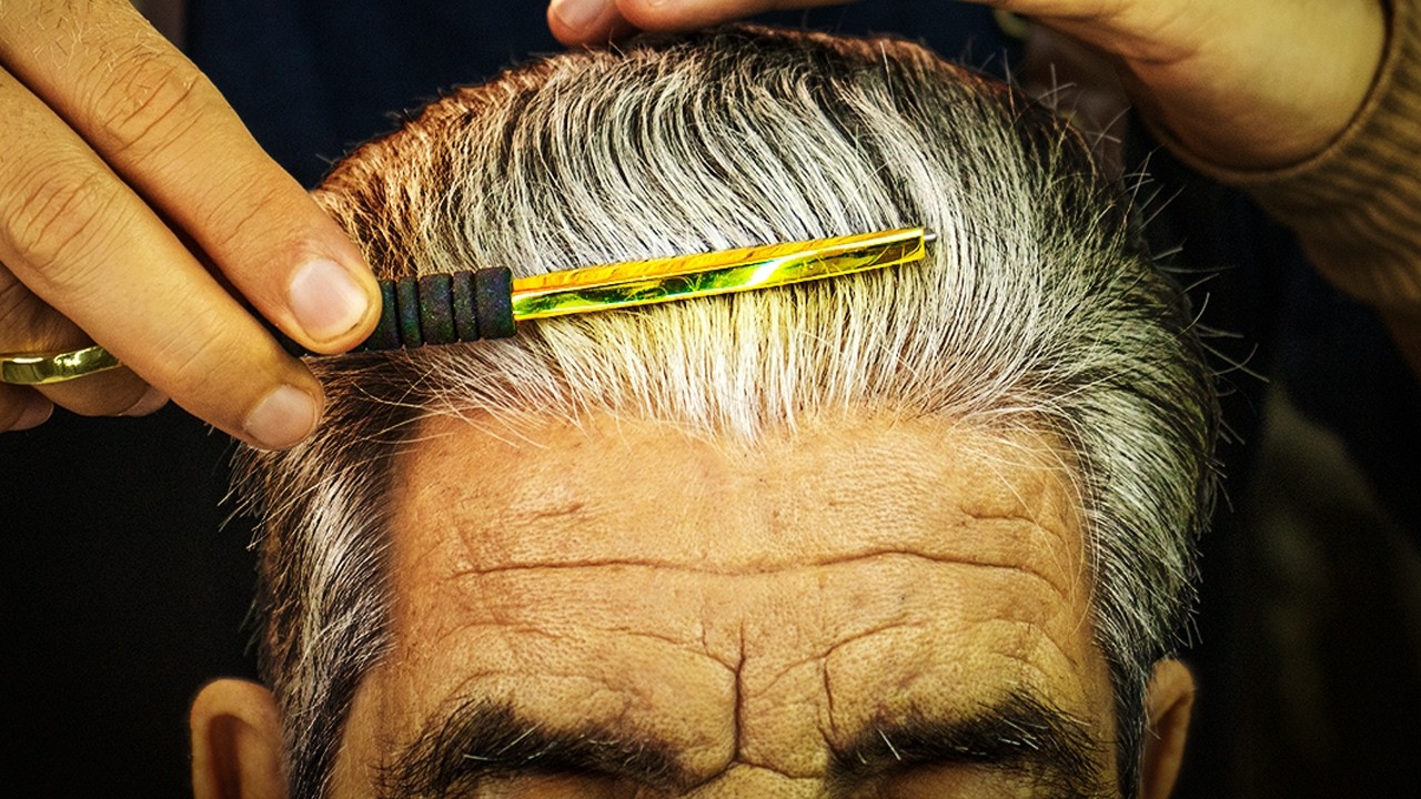 💈ASMR | Gold Razor & Sharpest Scissor Cut (Sleep Aid)
