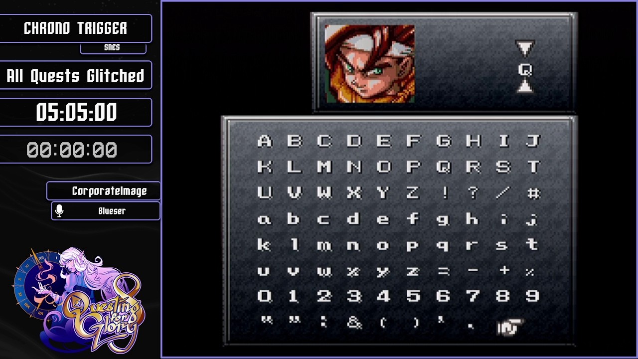 Chrono Trigger Glitched 100% by CorporateImage - Questing for Glory 8