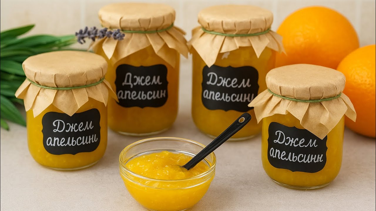 🍊ЛУЧШИЙ АПЕЛЬСИНОВЫЙ ДЖЕМ С КУСОЧКАМИ /АРОМАТНАЯ ЗАГОТОВКА ЗА 25 МИНУТ /ГОТОВИМ С ПОМОЩНИКОМ #джем