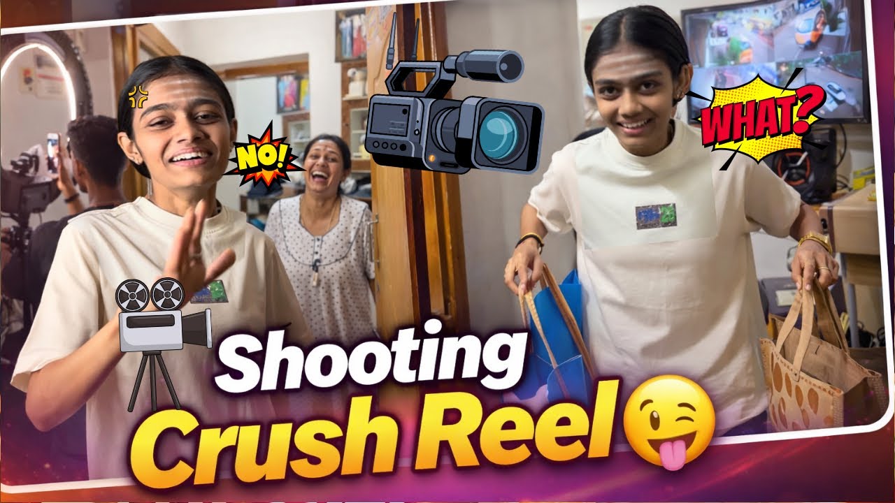 Behind the Scenes of My Crush Reel🤭😝| daily vlog | Kannada vlog | funny | crush | bts | blooper