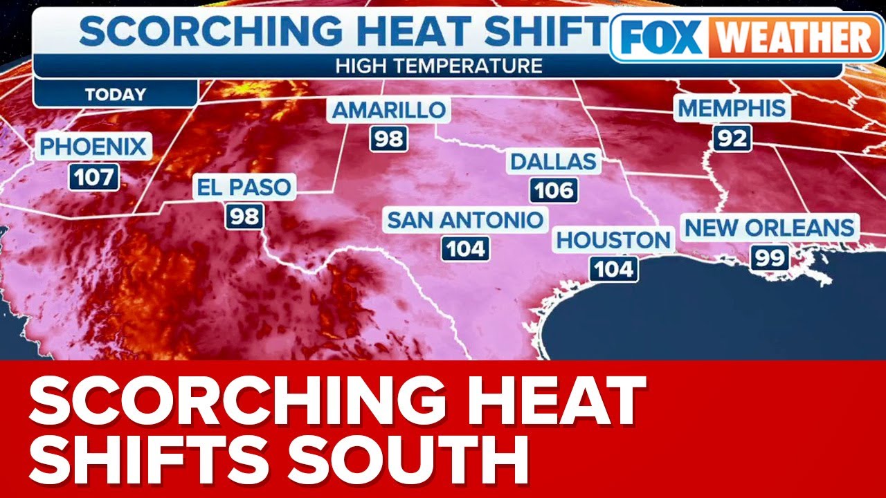 No End In Sight For The Extreme Heat Across Southern US
