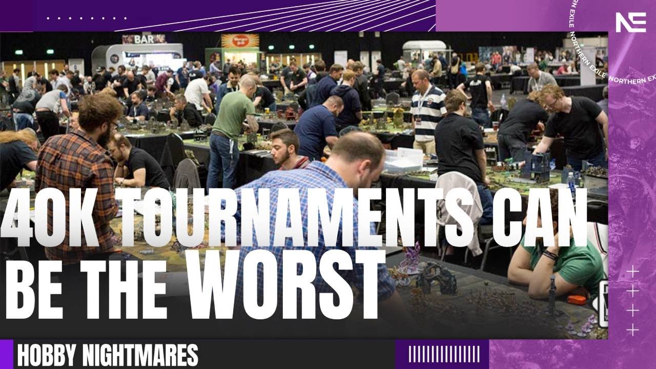 40K Tournaments Can Be AWFUL, How a CLOCK Caused 40K Gaming Fallout!