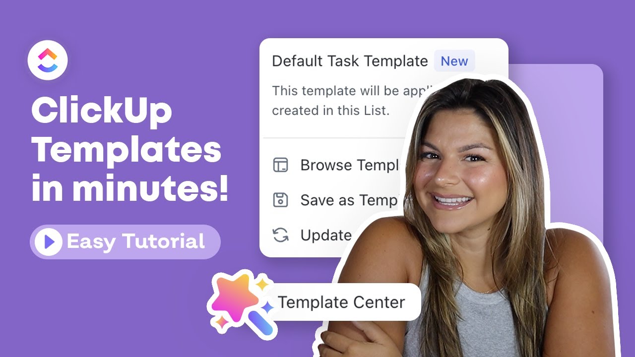 Create Your Own ClickUp Templates in Minutes - EASY Tutorial!