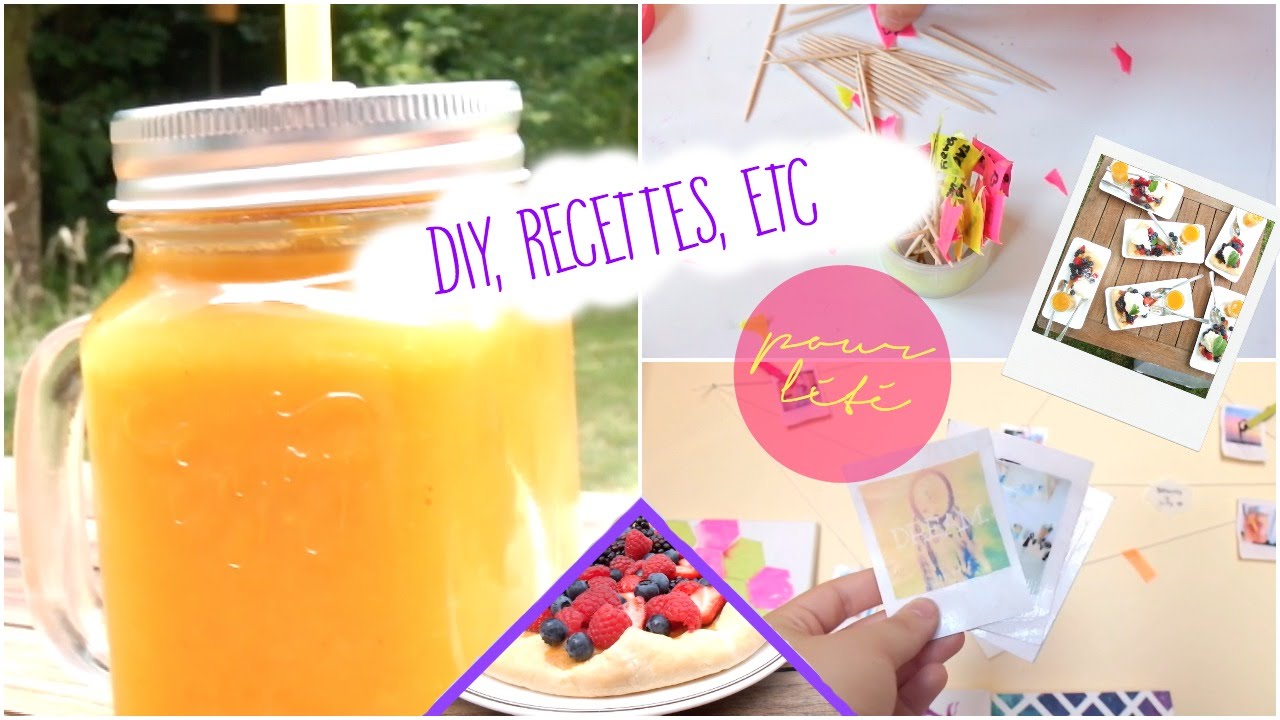 DIY, recettes, etc pour s'occuper tout l'été !