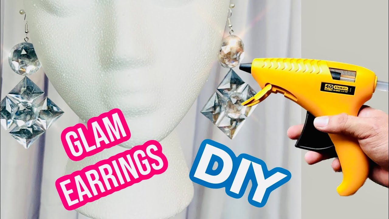 I DIY 10’Pairs of Amazing Glamorous Earrings Using Hot Glue | Special ￼Occasion Earrings | DIY 2023