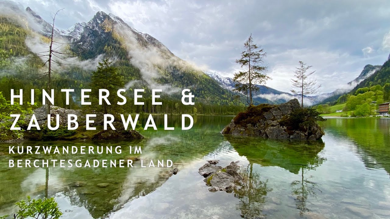 Der wunderschöne Hintersee & Zauberwald bei Ramsau - Berchtesgadener Land  - kleine Wanderung - 4K