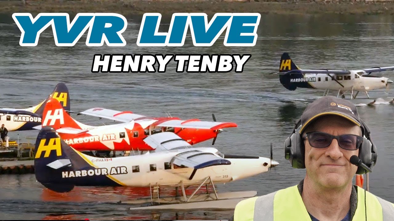 Vancouver Downtown Harbour Airport LIVE plane spotting | with Henry Tenby | SEP 4 2025