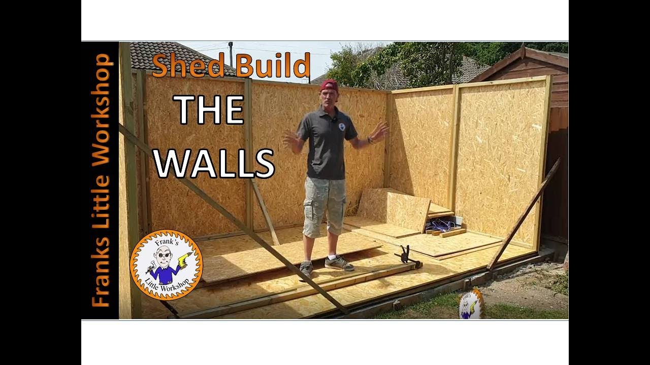 Building Shed Walls.