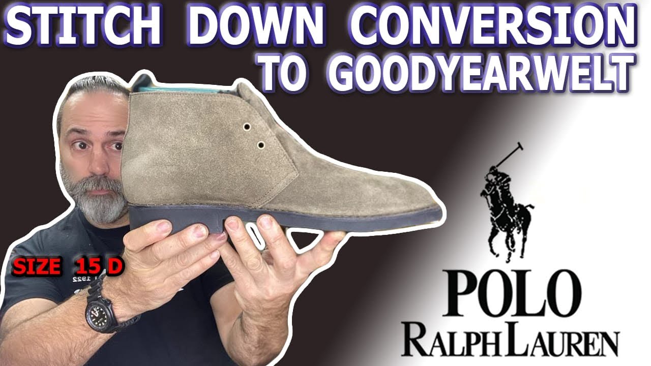 Ботинки Polo Chakka #323, переделанные с прошивки Stitch Down на рантовую конструкцию Good Year.