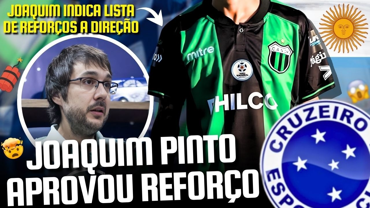 URGENTE: JOAQUIM PINTO INDICA JOIA ARGENTINA A DIREÇÃO! | PEDRINHO VAI FAZER O PIX?  | REFORÇO!