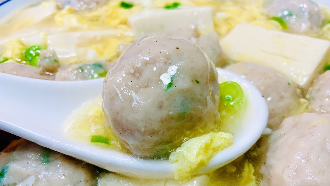 【猪肉丸】怎样用一斤多瘦肉做出不散不柴鲜嫩Q弹的丸子？请看这前无古人的配方！Pork Balls.