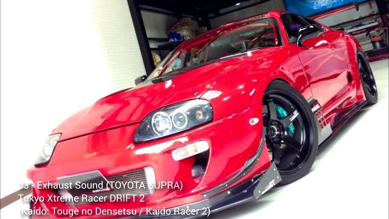 Exhaust Sound (TOYOTA "RIDOX" SUPRA) - Kaido battle: Touge no Densetsu