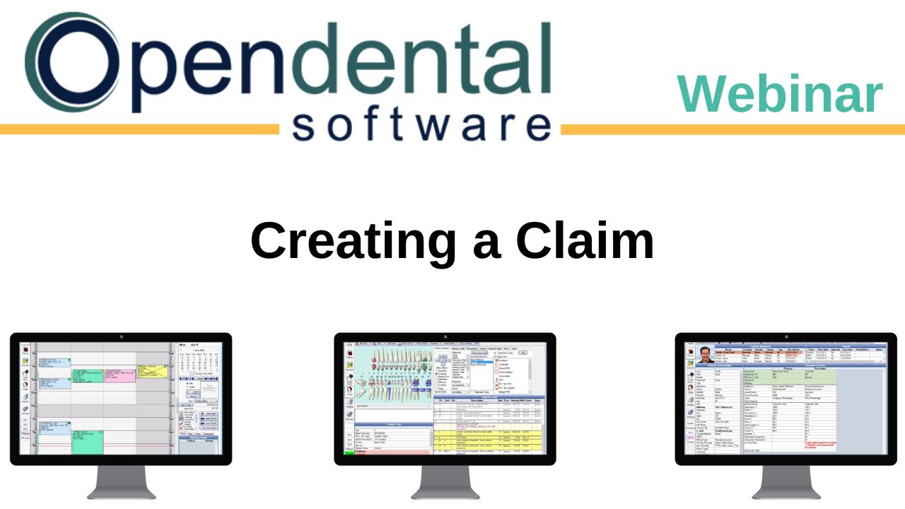 Open Dental Webinar- Creating a Claim