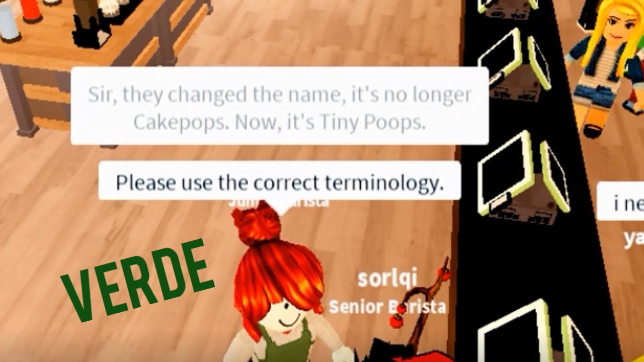 ТРОЛЛИНГ В КАЧЕСТВЕ МЛАДШЕГО БАРИСТЫ В VERDE НА ROBLOX