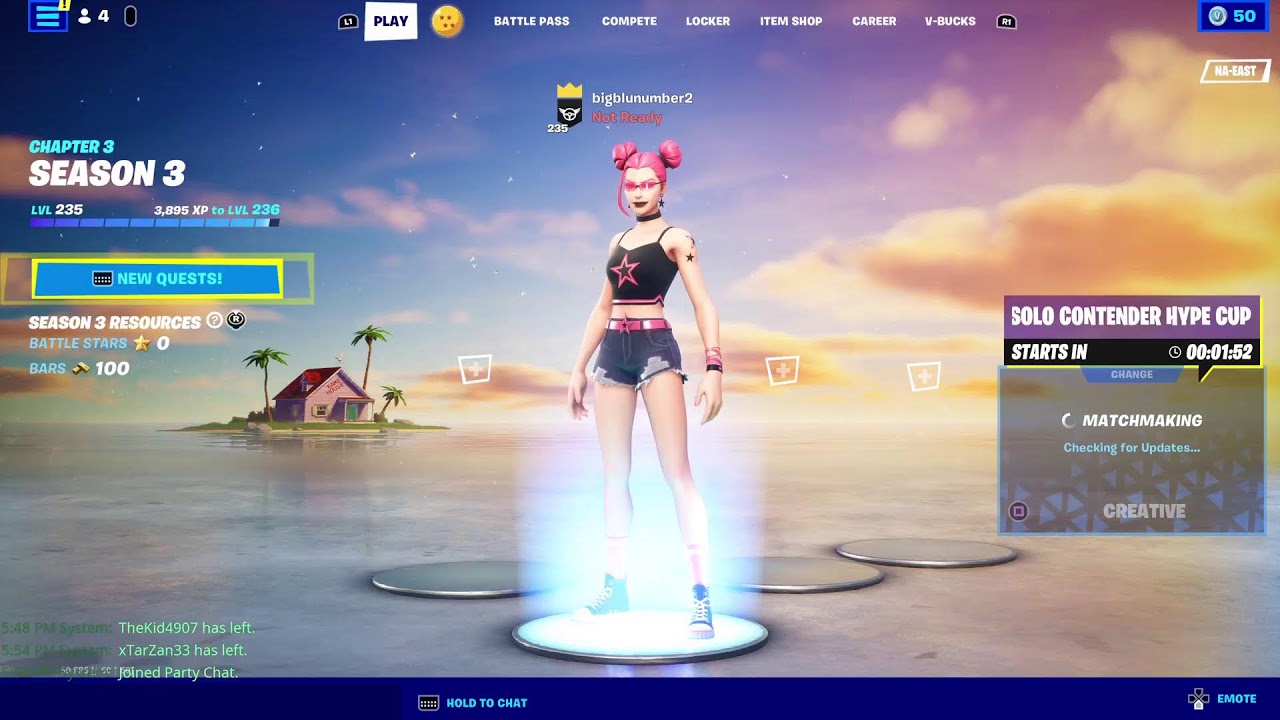 Solo contender hype cup