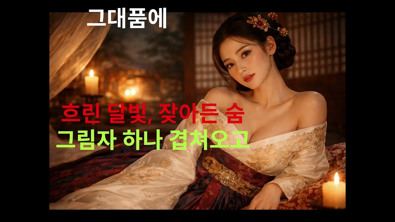 몽환적 궁중풍 발라드｜한밤의 촛불 아래, 아릿한 온기 속에 잠겨드는 국악 감성