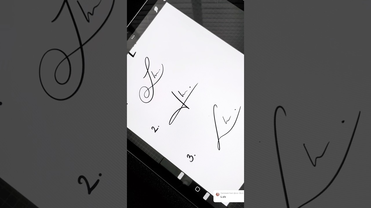 Signature Style Ideas | Letter &ldquo;L&rdquo; #howto #create #digitalart #logo #signature #easy