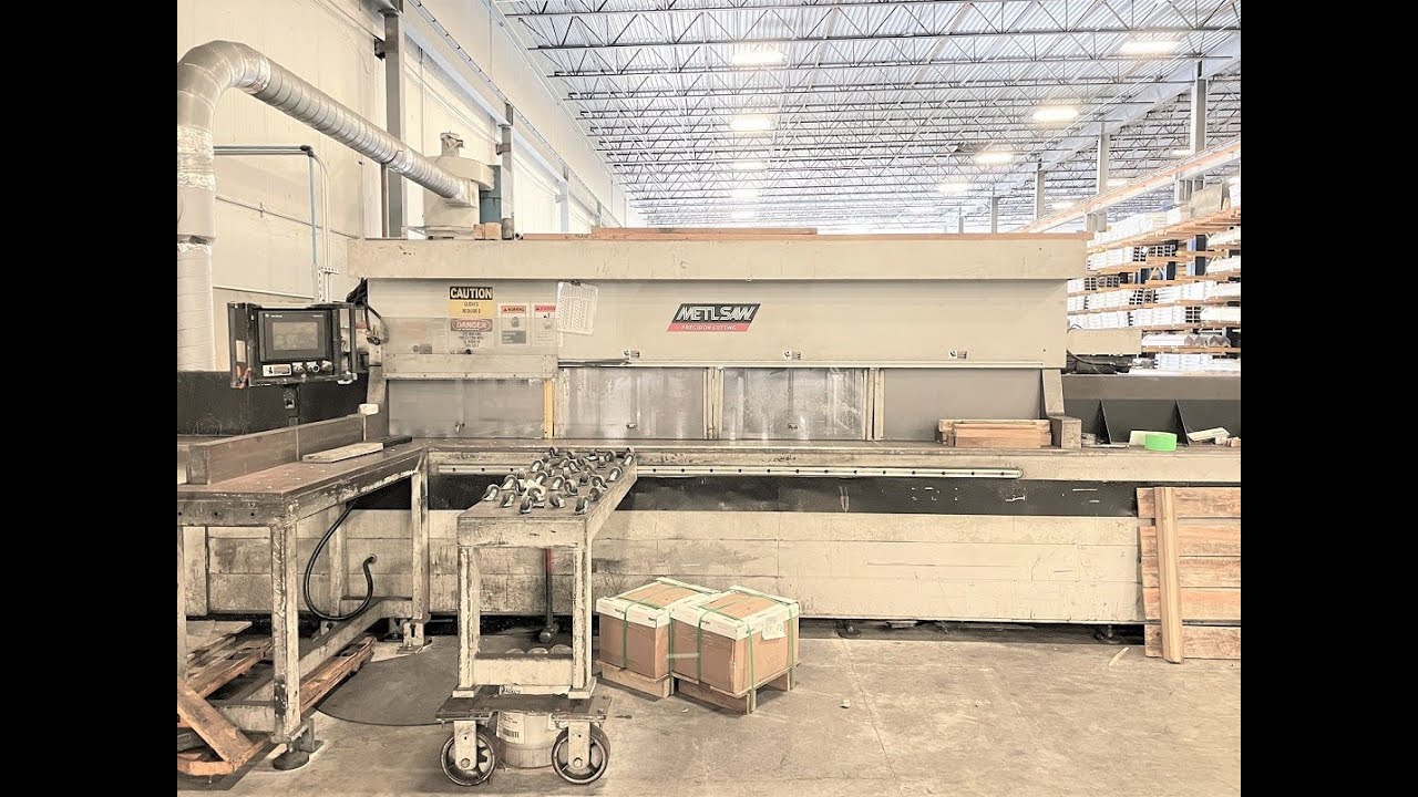 Metlsaw Model NF1214-T12 Non-Ferrous (Aluminum) Plate Saw
