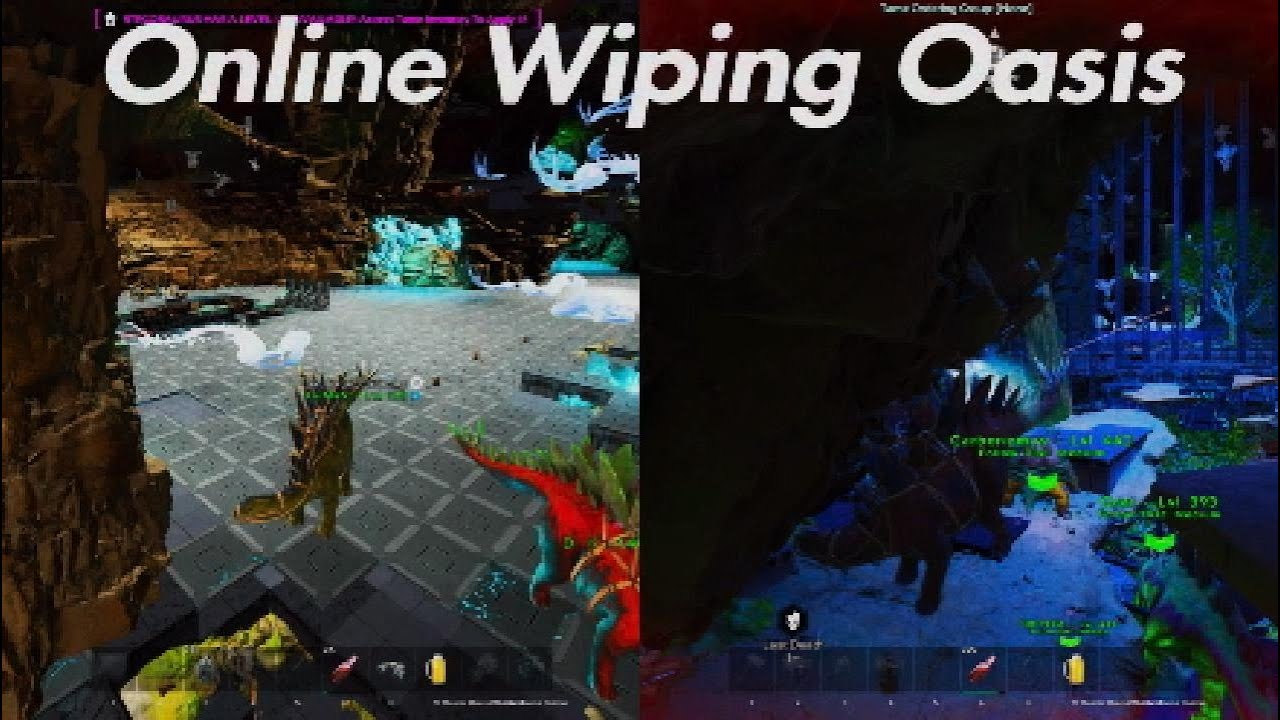 Online Wiping Meshers Oasis Cave | Ark Small Tribes