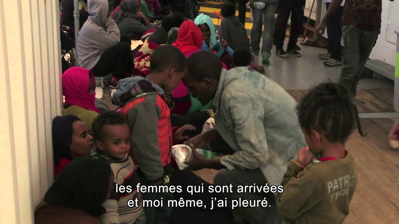 Mission de sauvetage en mer Méditerranée. [Médecins Sans Frontières]