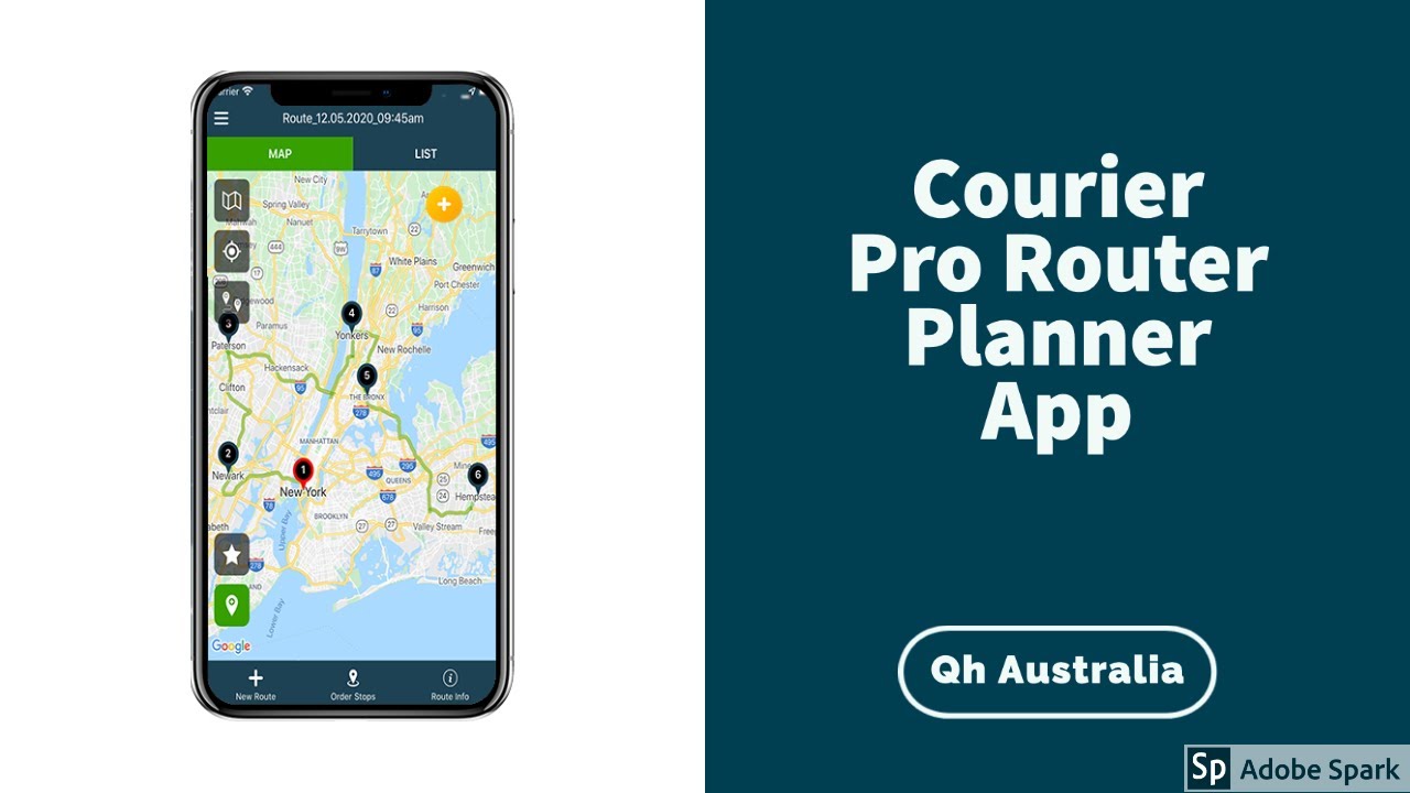 Multi Stop Route Planner App Courier Pro