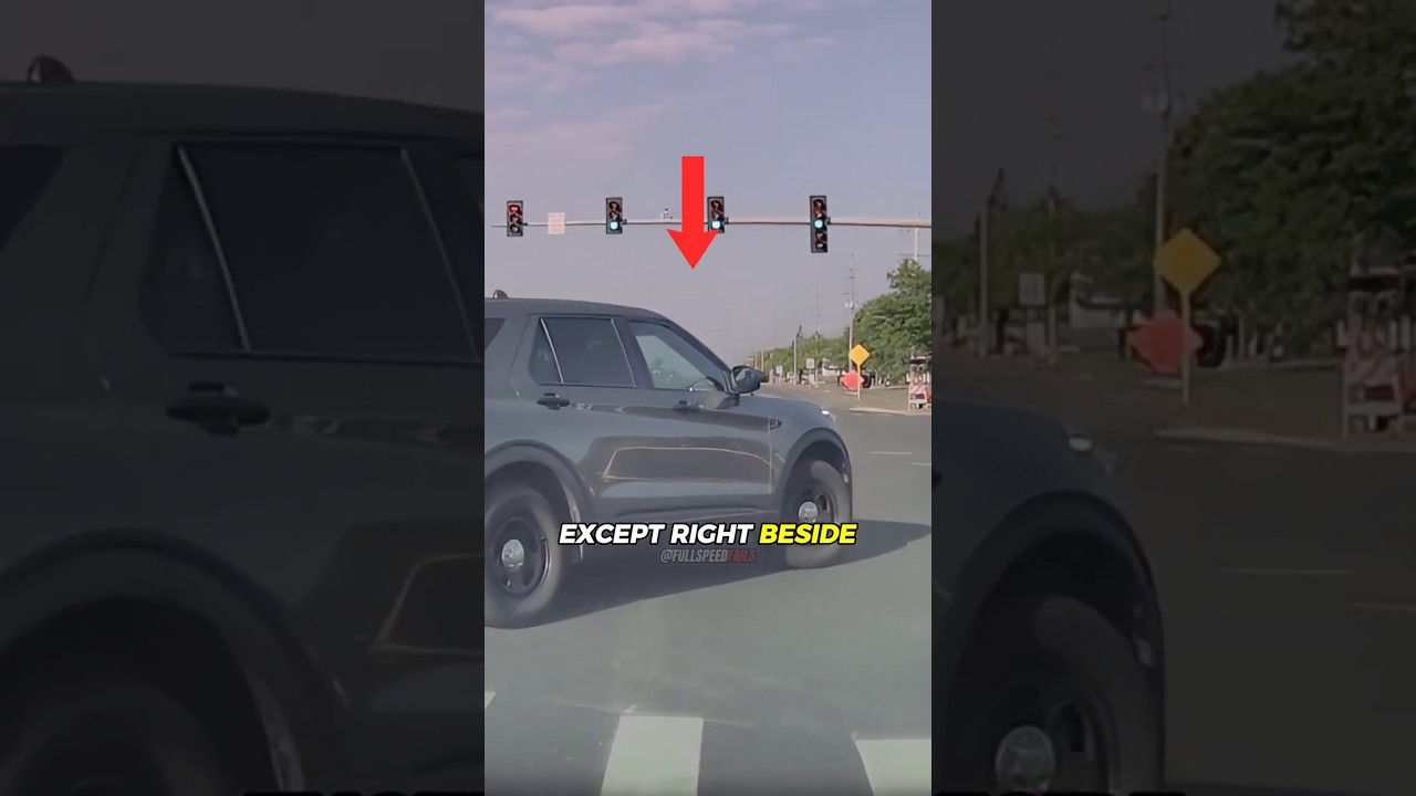 Бегун на красный свет задержан полицейским без опознавательных знаков