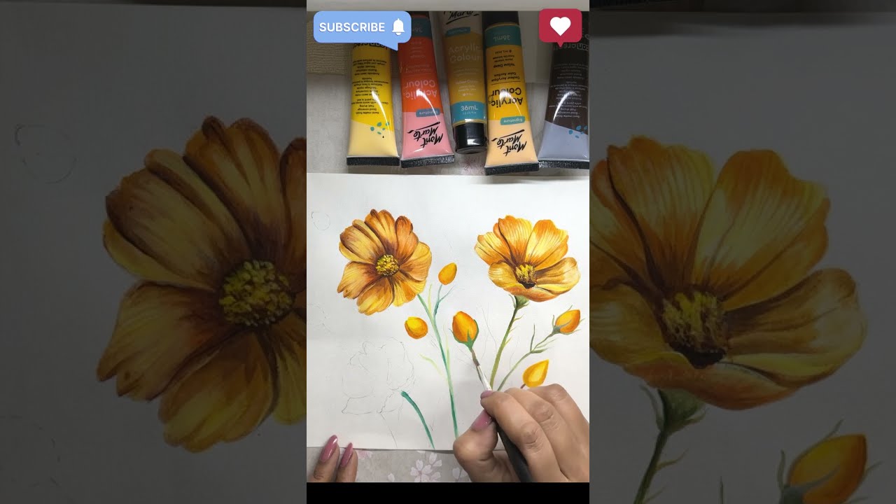 Simple Watercolour Flowers Anyone Can paint!
