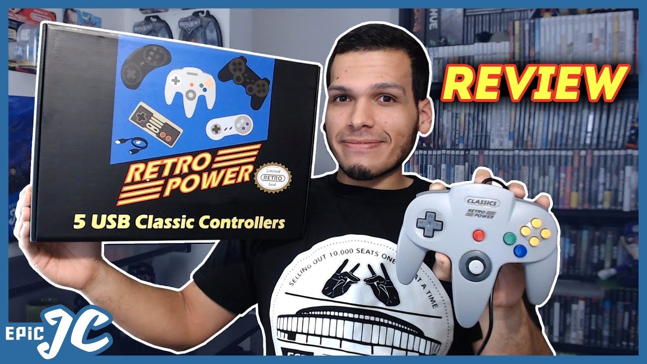 Retro Power 5 USB Classic Controllers REVIEW! - PlayerJuan