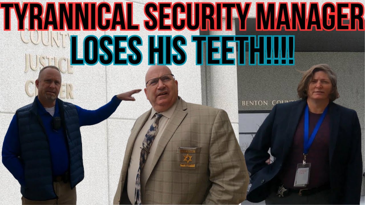 TYRANNICAL SECURITY MANAGER LOSES HIS TEETH!!!!