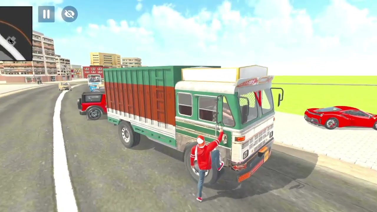 New Sky Mega Ramp Challenge 💥😱 Indian Theft Auto Simulator 