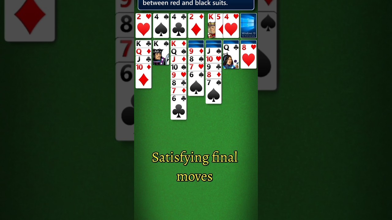 Grandmaster level - final moves #games #gameplay #puzzle #solitaire #klondike #relaxing #satisfying
