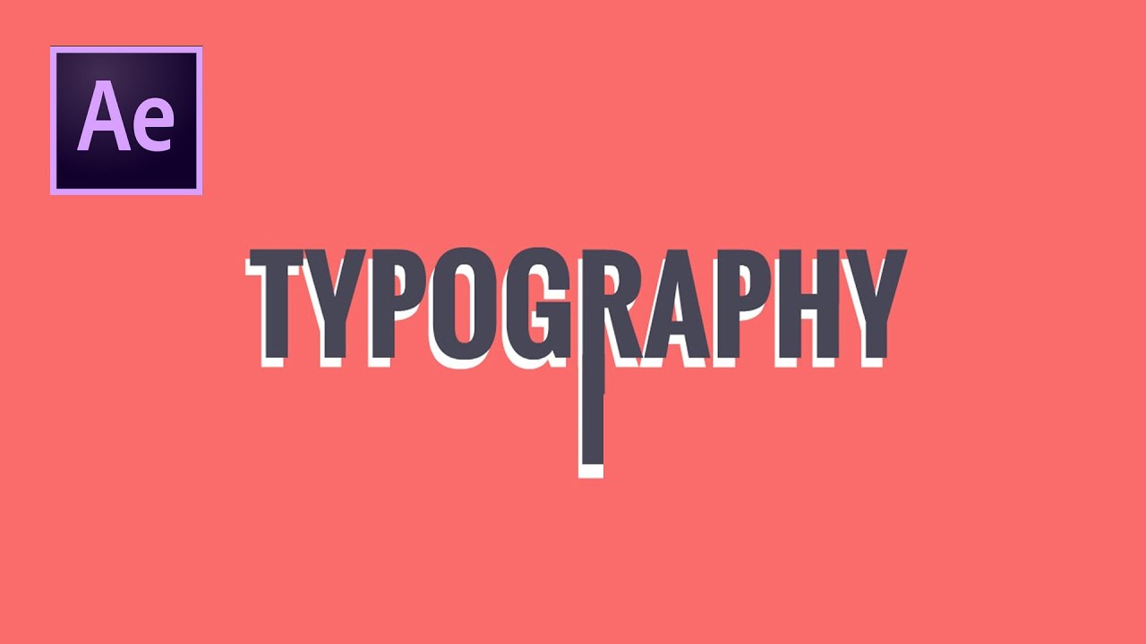 Kinetic Typography in After Effects - No Plugins Needed! | Step-by-Step Tutorial