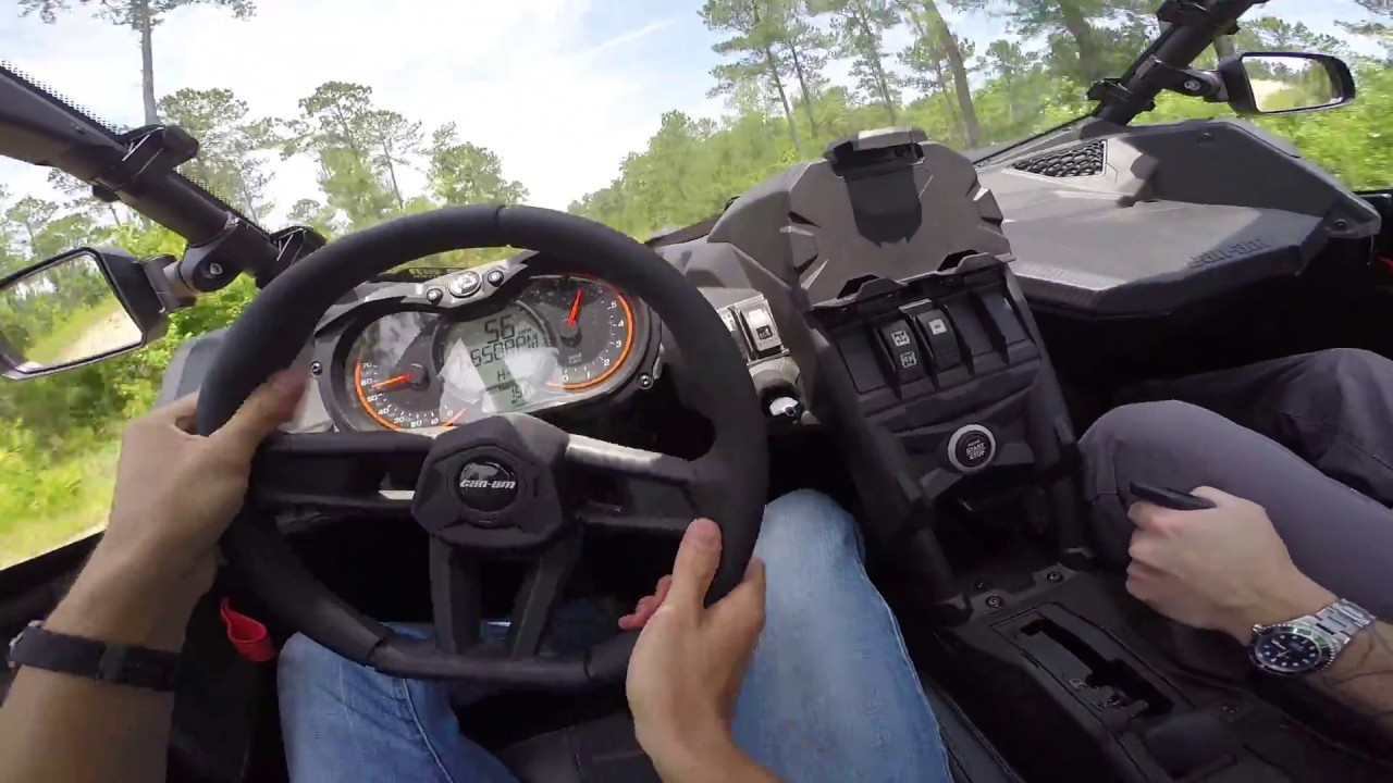 Dust Bowl  - Can Am Maverick X3 XRS - POV Friend's reaction to first ride in the X3