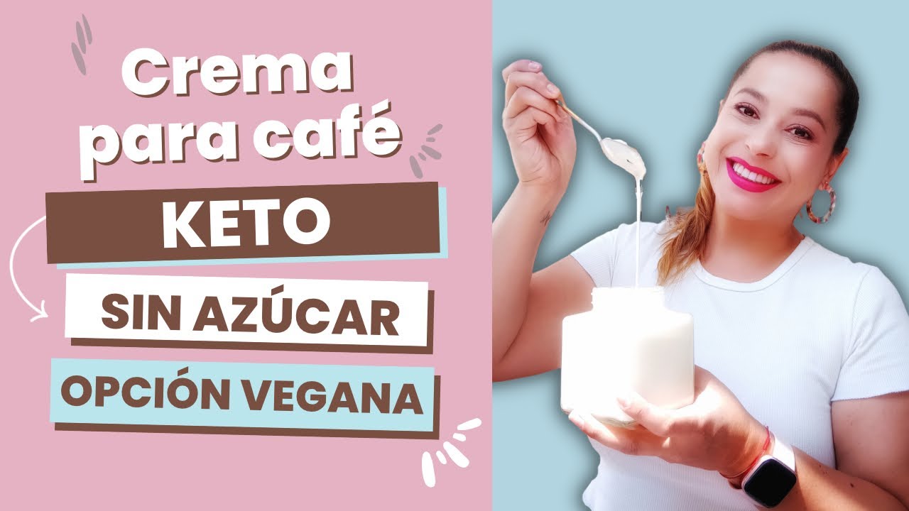 Receta de CREMA PARA CAFÉ KETO ☕️ TIPO COFFE MATE 🤩 SIN AZÚCAR | Repostería saludable