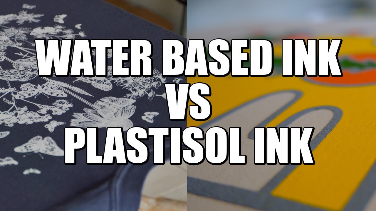 Water Based vs Plastisol ink | by Screenprintdirect.com