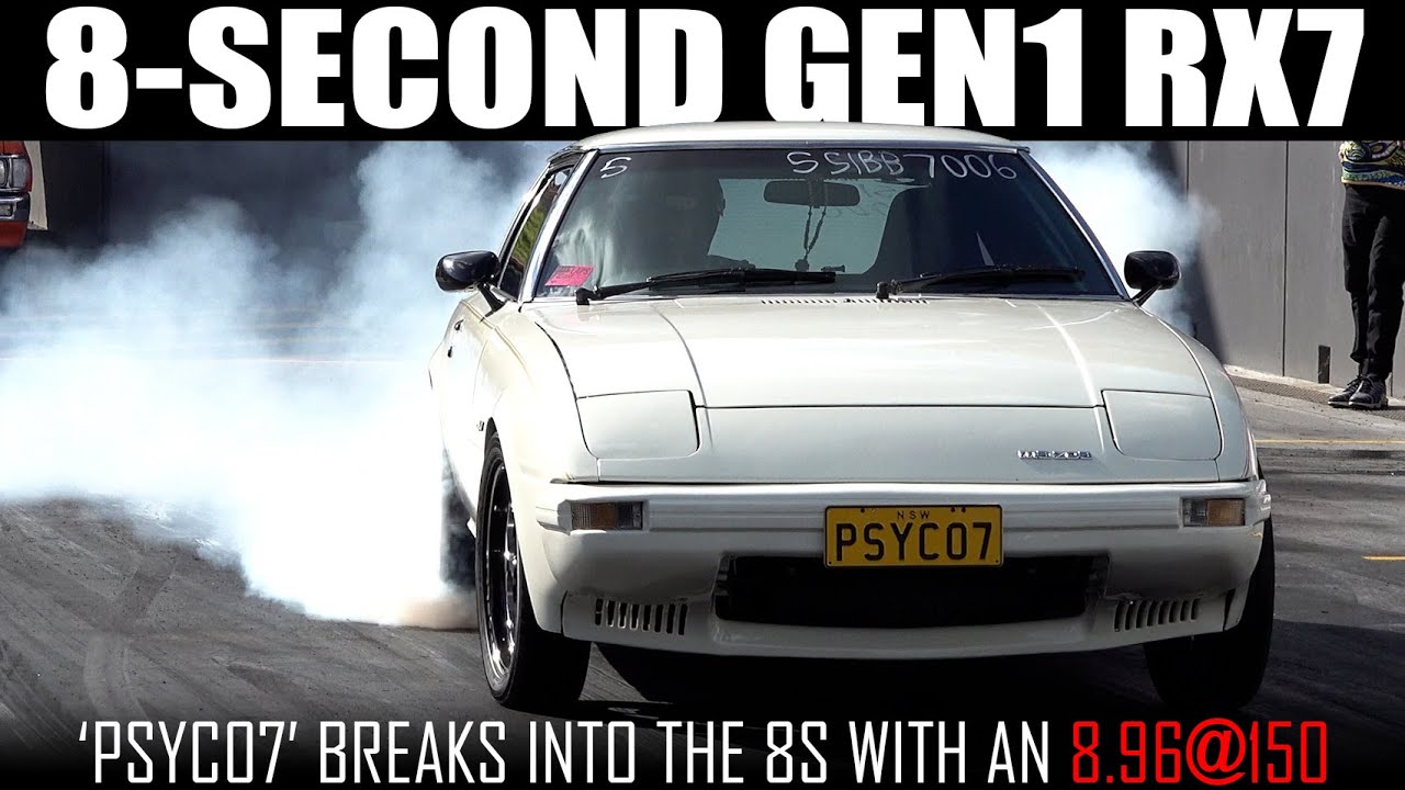 PAC PERFORMANCE GEN1 RX7 'PSYC07' BREAKS INTO THE 8S