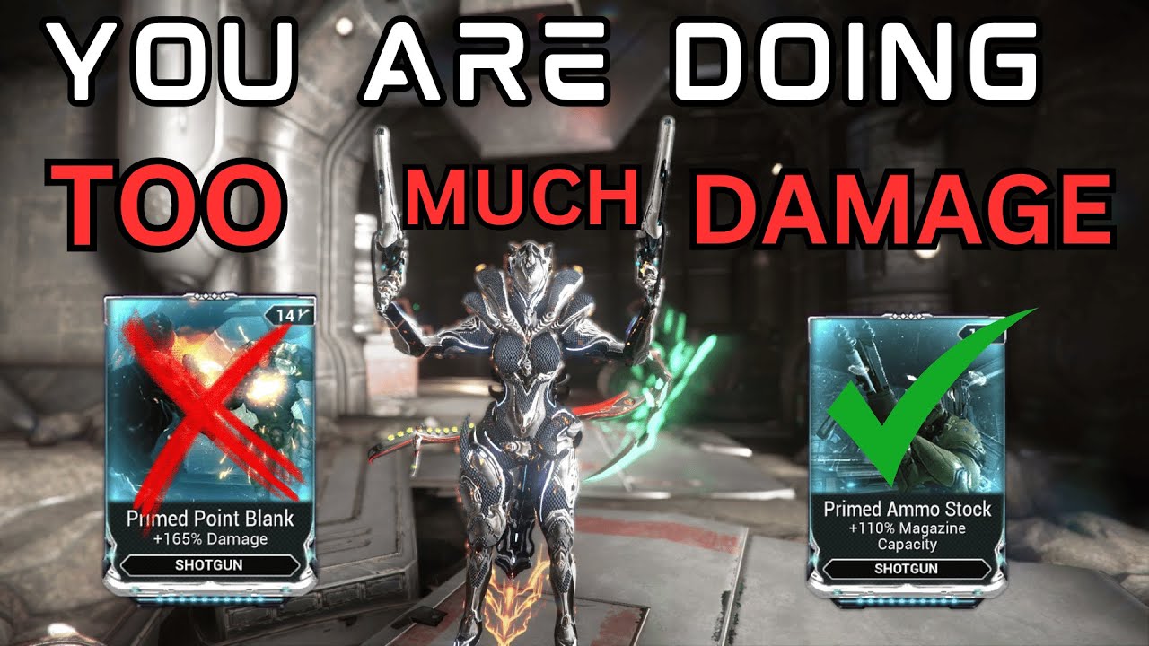 Вы наносите слишком много урона | Warframe