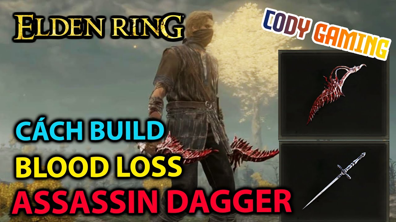 [Elden Ring VN] Build BLOOD LOSS theo phong cách ASSASIN - Nhấp nhanh như máy khâu, chém như cái máy