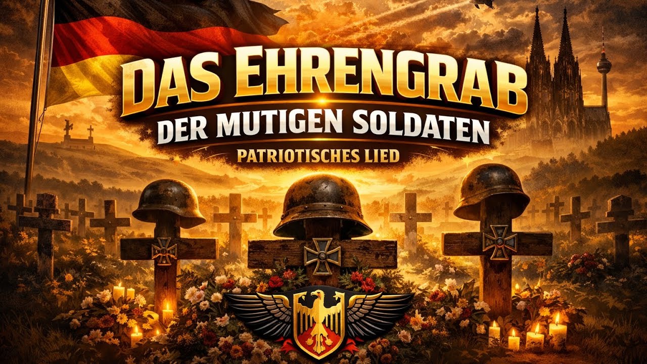 Das Ehrengrab der mutigen Soldaten