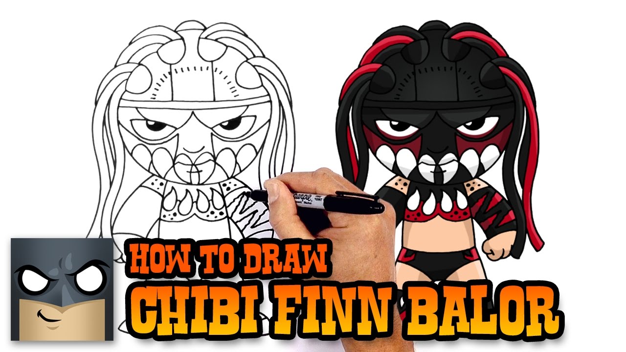 How to Draw Finn Balor | WWE Superstars