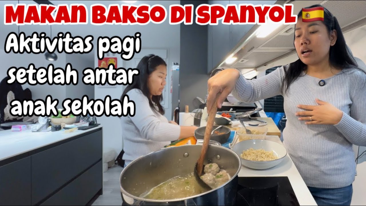 AKTIVITAS PAGI DI SPANYOL 🇪🇸 SETELAH ANAK SEKOLAH 