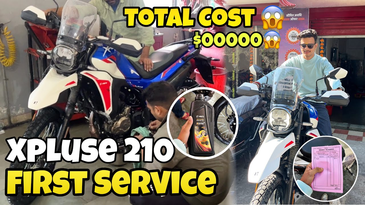 Xpulse 210 1st Service Full Details | Real Cost, Bill & Service Experience 😱