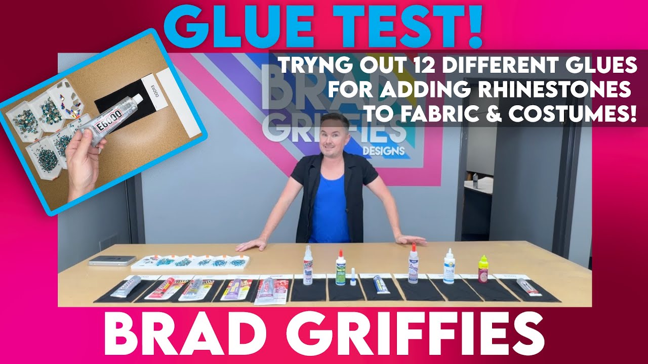 GLUE TEST! Testing 12 Glues to add Rhinestones to Fabric and Costumes!